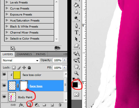 Photoshop制作动感喷溅人物海报
