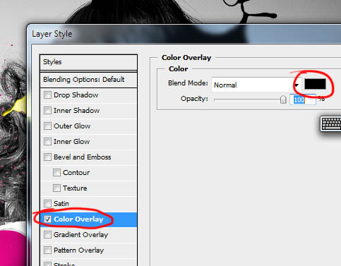Photoshop制作动感喷溅人物海报