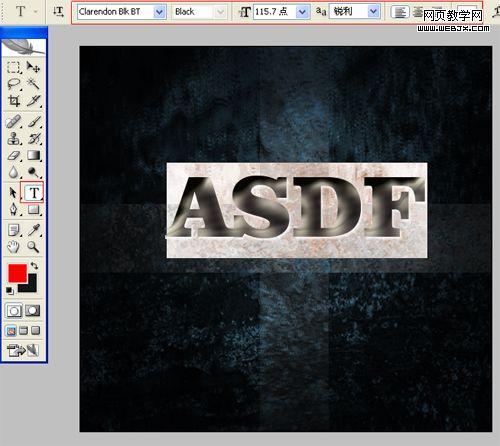 pstutorial photoshop制作出强大和醒目带锈渍的重金属文字效果的文字教程