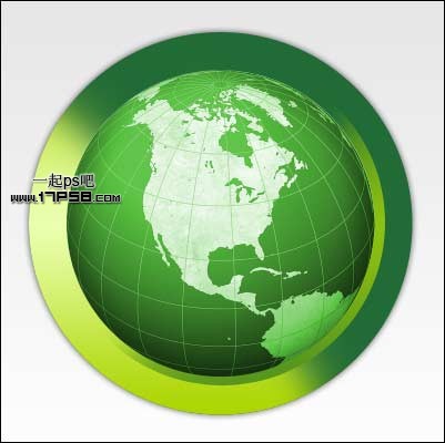 绿色 环保 图标 ps教程