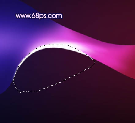 Photoshop打造出一条非常绚丽潮流层次感极强的彩色飘带光束效果