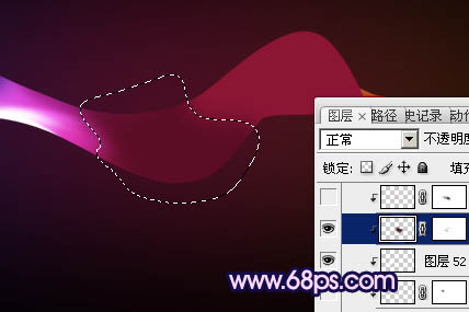 Photoshop打造出一条非常绚丽潮流层次感极强的彩色飘带光束效果
