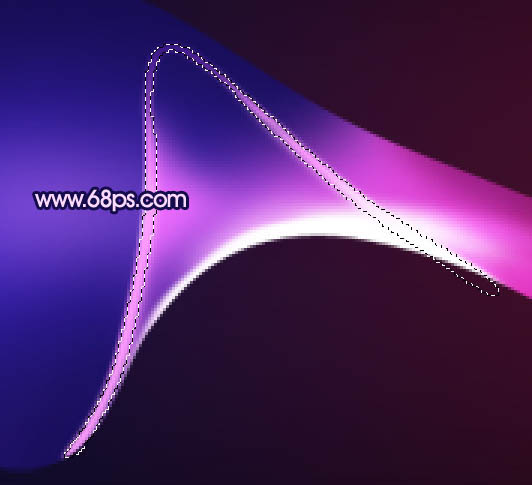 Photoshop打造出一条非常绚丽潮流层次感极强的彩色飘带光束效果