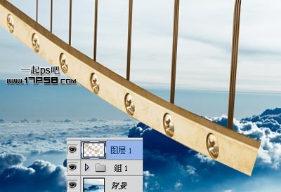 Photoshop制作出在天桥演奏的女生图片—爱的艺术