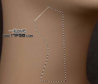 photoshop将女生模特头像制作成破裂的雕像效果教程