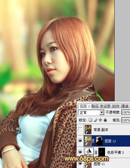 Photoshop将偏暗人物图片增加亮丽柔和的甜美淡红色效果