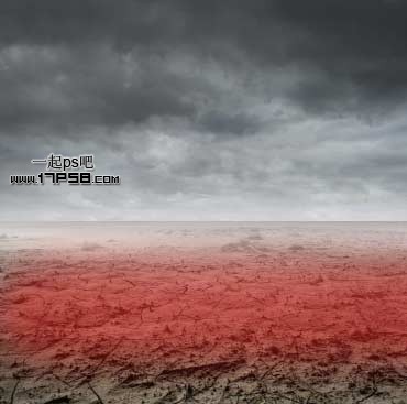 photoshop合成抽象魔幻的沙漠暴风雨场景