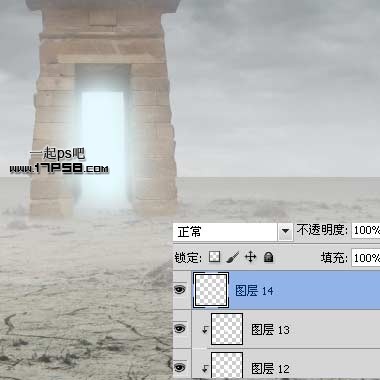 photoshop合成抽象魔幻的沙漠暴风雨场景