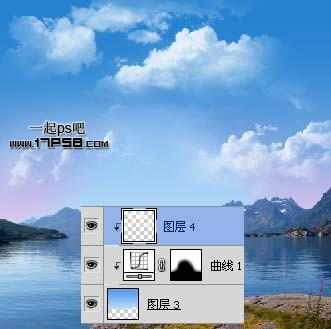 photoshop合成柔和的梦幻星云场景效果