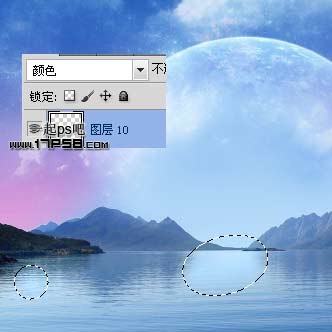 photoshop合成柔和的梦幻星云场景效果