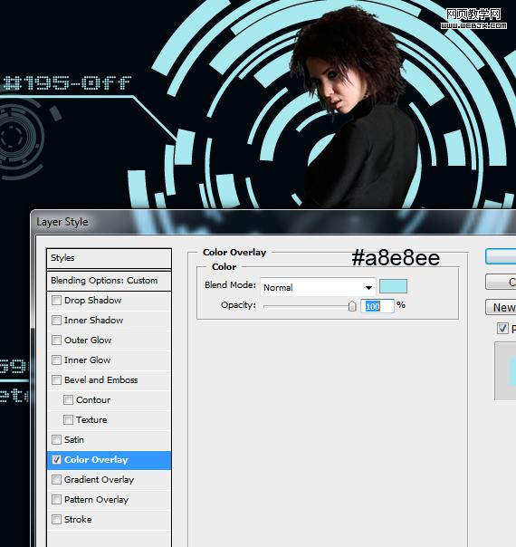 Photoshop合成绚丽的特级Tron风格插画效果