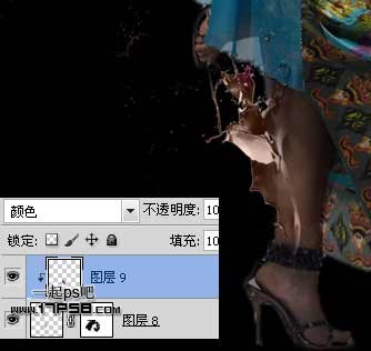 photoshop将美女图片制作成飞天的效果