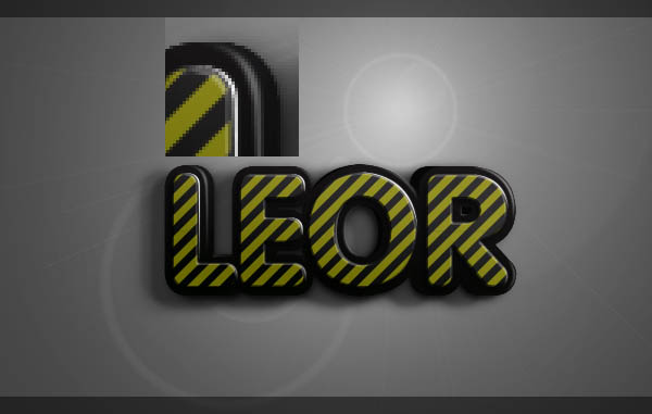 Photoshop制作出颓废的斜纹潮流字特效