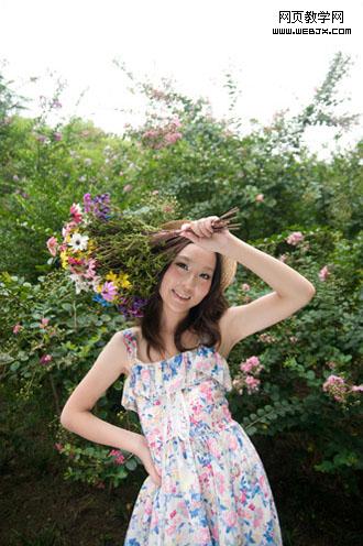 Photoshop将女生照片制作成高光渲染的梦幻特效