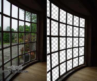 photoshop合成手持烛光欣赏夜景的女生图片效果