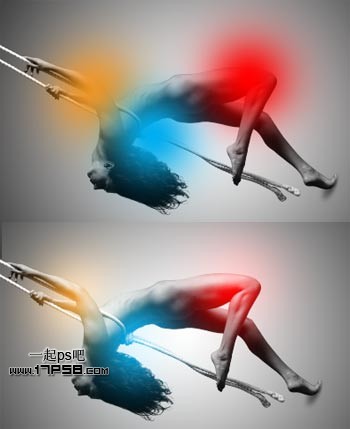 photoshop合成舞动女生壁纸效果