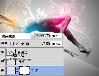 photoshop合成舞动女生壁纸效果
