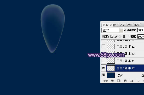 Photoshop变形工具打造漂亮的彩带花朵