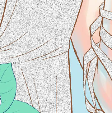 photoshop鼠绘清爽的卡通女生插画效果