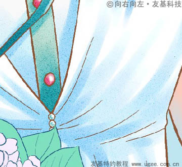 photoshop鼠绘清爽的卡通女生插画效果