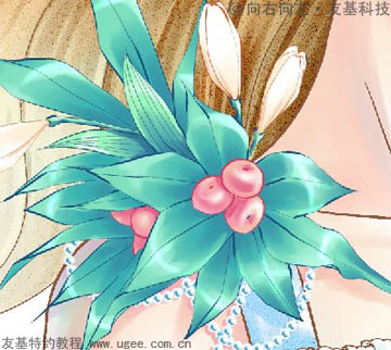 photoshop鼠绘清爽的卡通女生插画效果