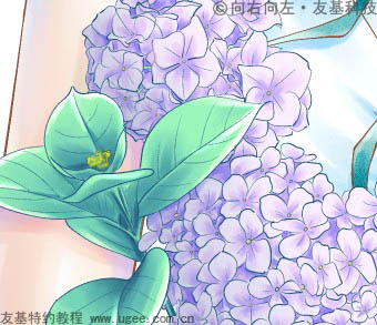 photoshop鼠绘清爽的卡通女生插画效果