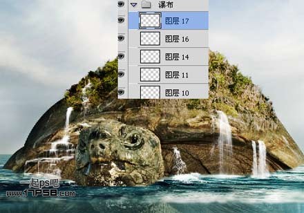 photoshop合成制作海龟岛&shy;自然场景