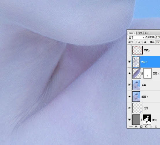Photoshop打造超经典的粉蓝色水晶人像效果