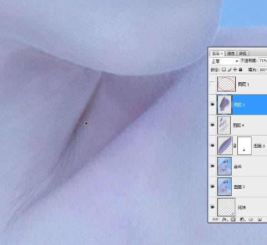 Photoshop打造超经典的粉蓝色水晶人像效果