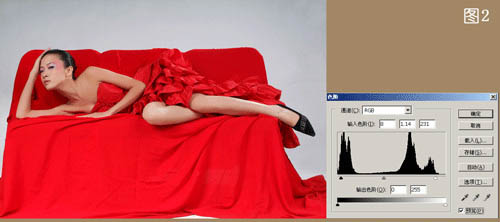 Photoshop将漂亮的红色人像打造出古典效果