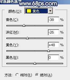 Photoshop将池塘边的人物图片调制成梦幻的蓝黄色效果