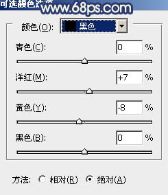 Photoshop将池塘边的人物图片调制成梦幻的蓝黄色效果