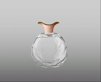 photoshop制作出精致的海蓝色玻璃香水瓶