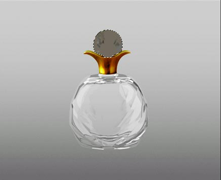 photoshop制作出精致的海蓝色玻璃香水瓶