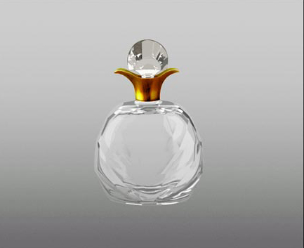 photoshop制作出精致的海蓝色玻璃香水瓶