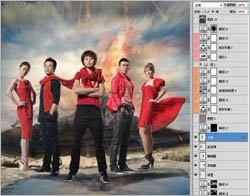 Photoshop设计制作出热情奔放的服装杂志封面效果