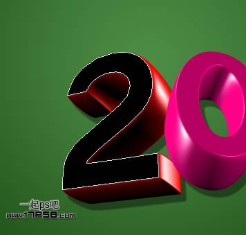 photoshop与Xara3D结合制作出漂亮的2012新年花纹立体字特效