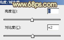 Photoshop为草地美女图片调制出柔和的粉黄色效果