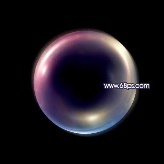 ps利用滤镜制作漂亮的彩色泡泡