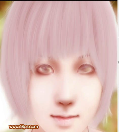 photoshop将美女图片制作出超详细超漂亮的彩妆仿手绘教程