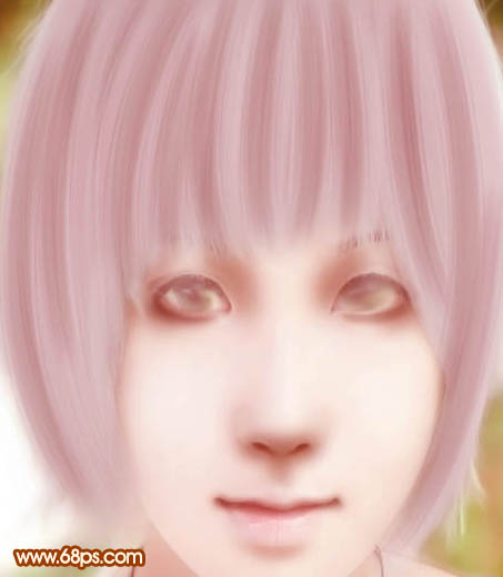 photoshop将美女图片制作出超详细超漂亮的彩妆仿手绘教程