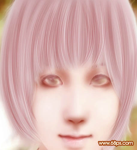 photoshop将美女图片制作出超详细超漂亮的彩妆仿手绘教程