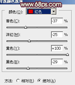 photoshop利用通道快速为荒原人物图片打造出柔和的橙绿色