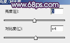 Photoshop将草地美女图片调制出经典暗调蓝红色