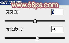 photoshop为草地上的婚纱美女增加甜美的淡绿色