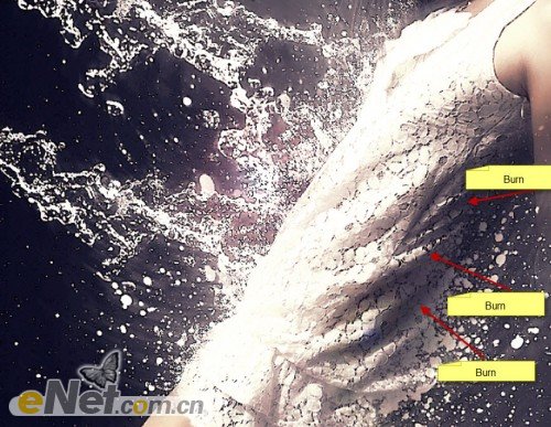 photoshop为美女图片增加超酷的动感水珠