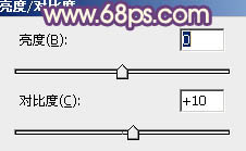 Photoshop将外景美女图片打造出甜美的暗调紫红色
