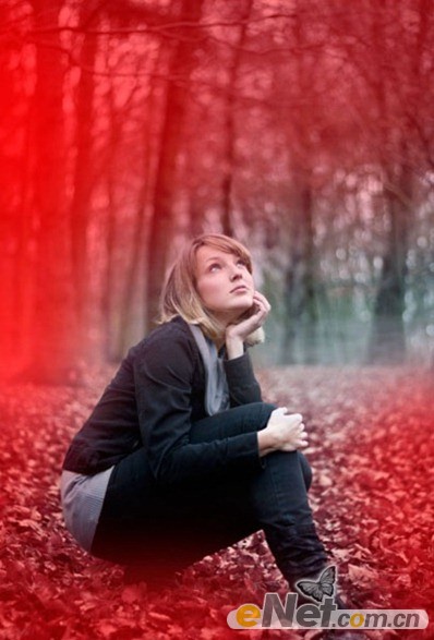 Photoshop制作漂亮的欧美版暗夜精灵效果