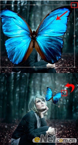 Photoshop制作漂亮的欧美版暗夜精灵效果