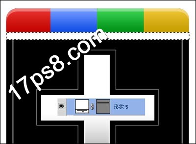 photoshop设计制作谷歌风格加号图标